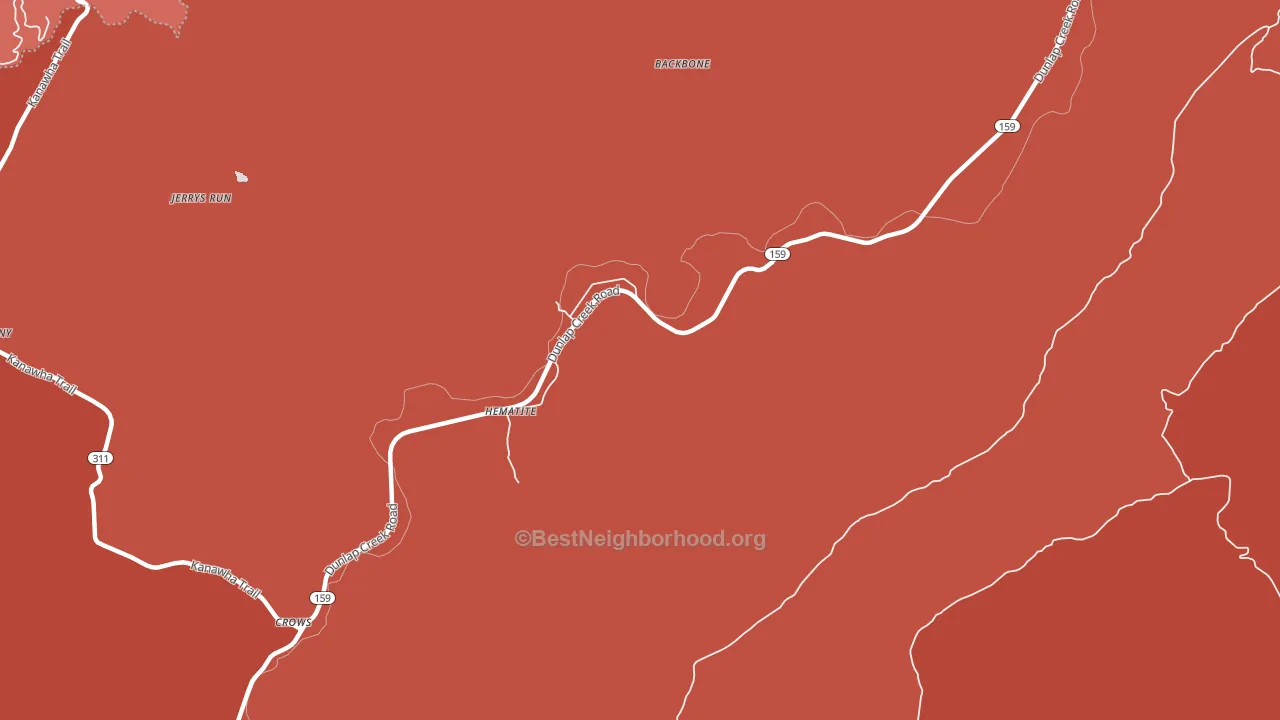 Hematite, VA block-group political-lean map