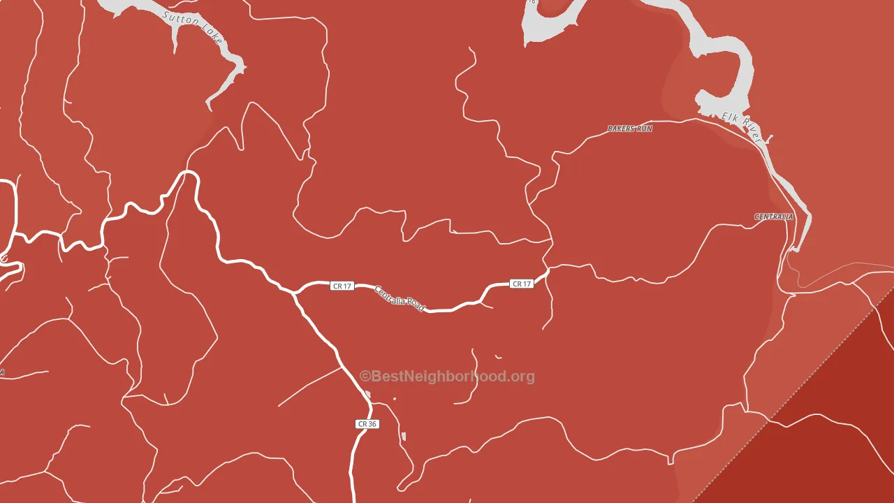Herold, WV block-group political-lean map