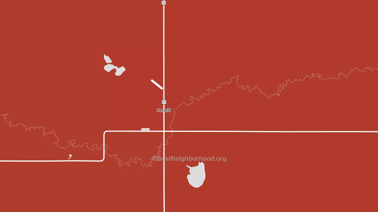 Herreid, SD block-group political-lean map