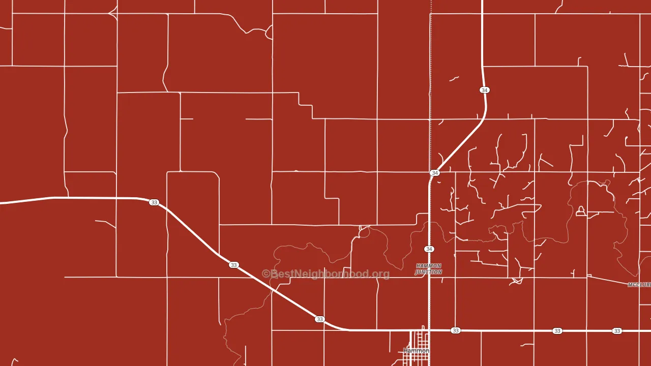 Herring, OK block-group political-lean map