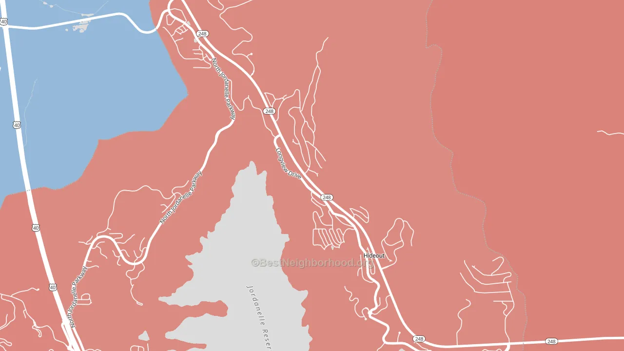 Hideout, UT block-group political-lean map