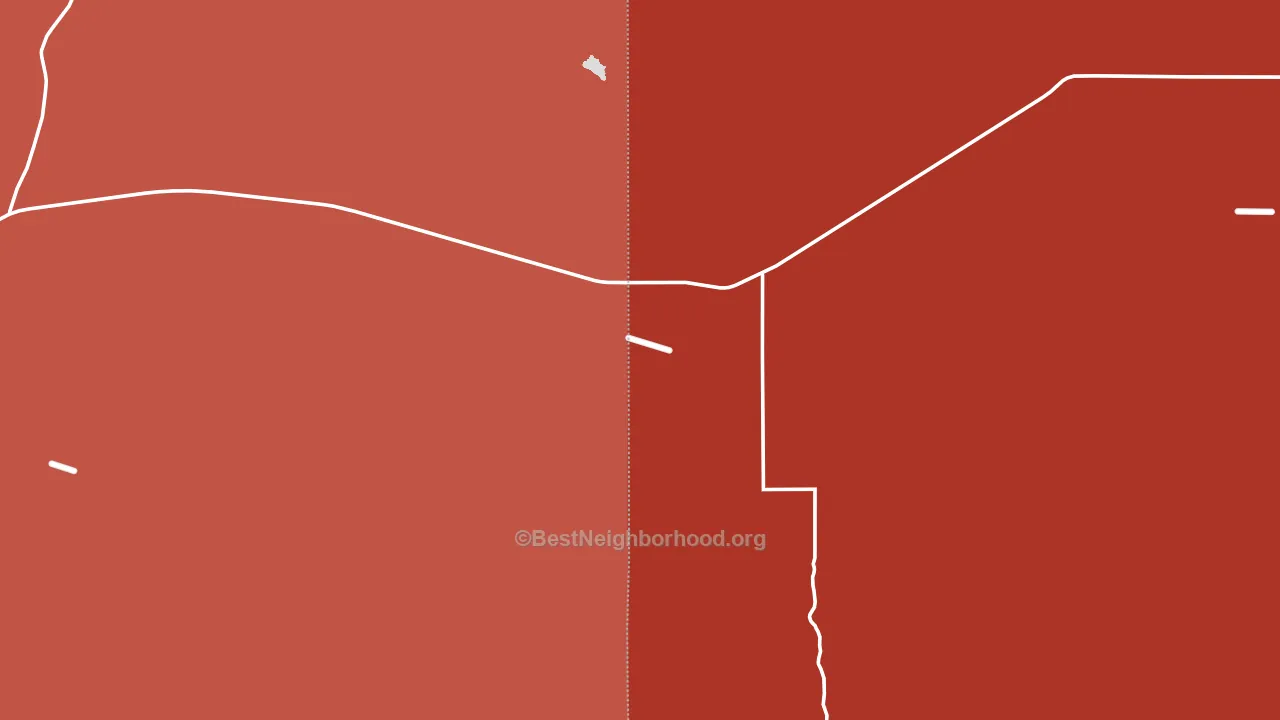 Hill City, ID block-group political-lean map