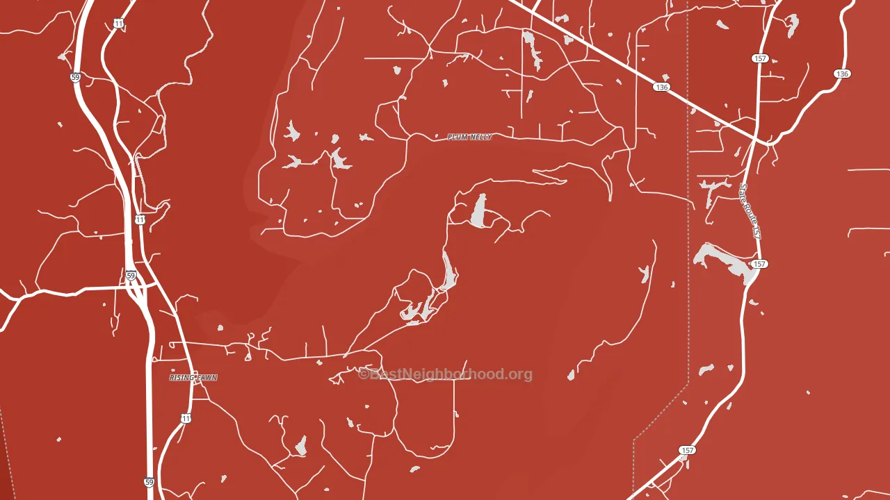 Hinkles, GA block-group political-lean map