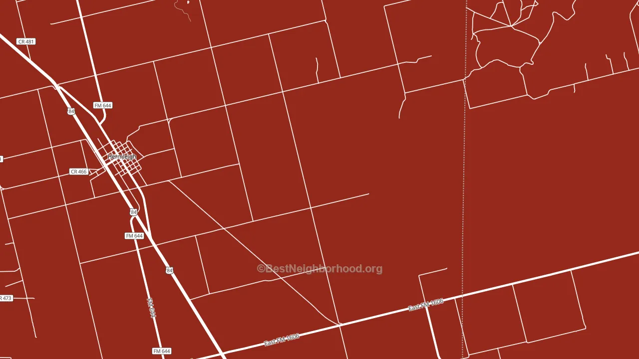 Hobbs, TX block-group political-lean map