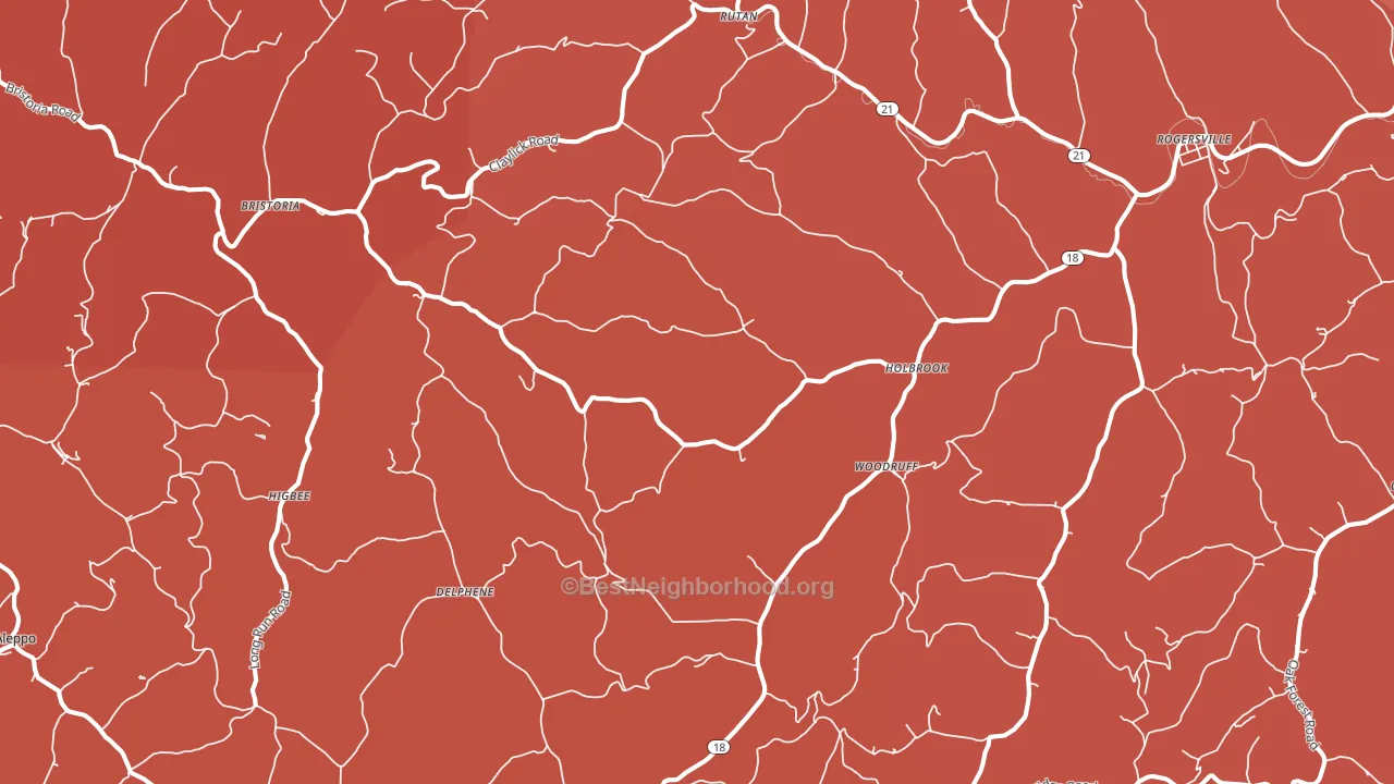 Holbrook, PA block-group political-lean map