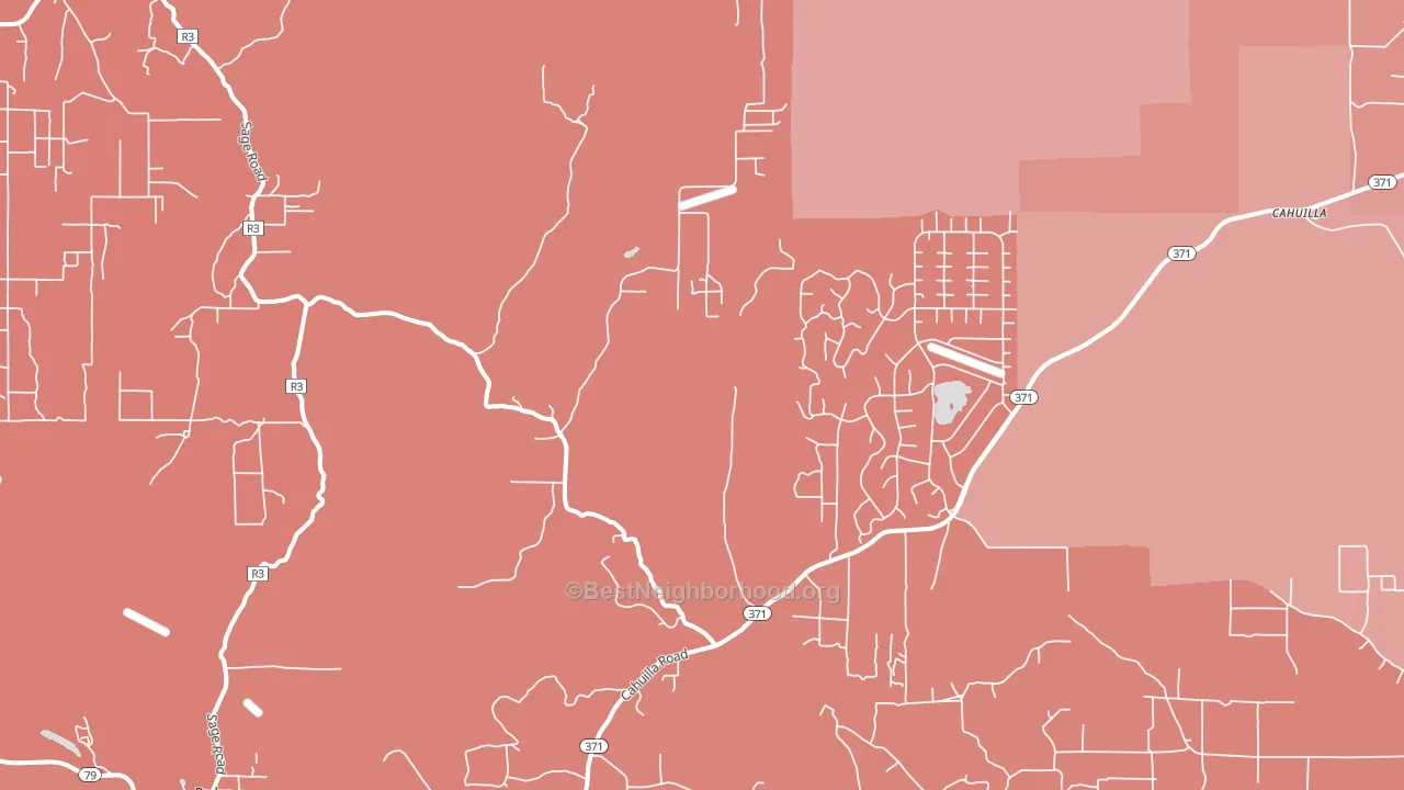 Holcomb Village, CA block-group political-lean map