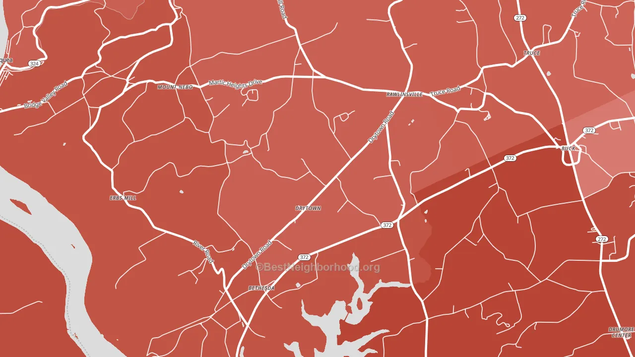 Holtwood, PA block-group political-lean map