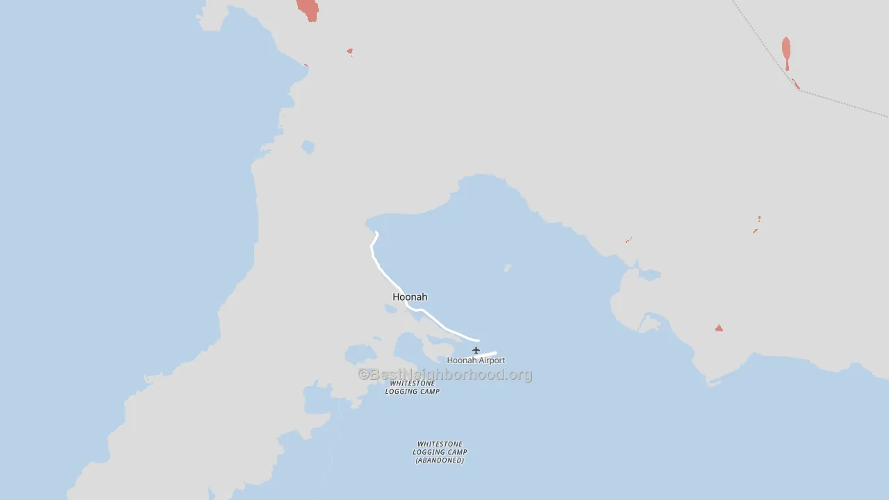 Hoonah-Angoon Census Area, AK block-group political-lean map