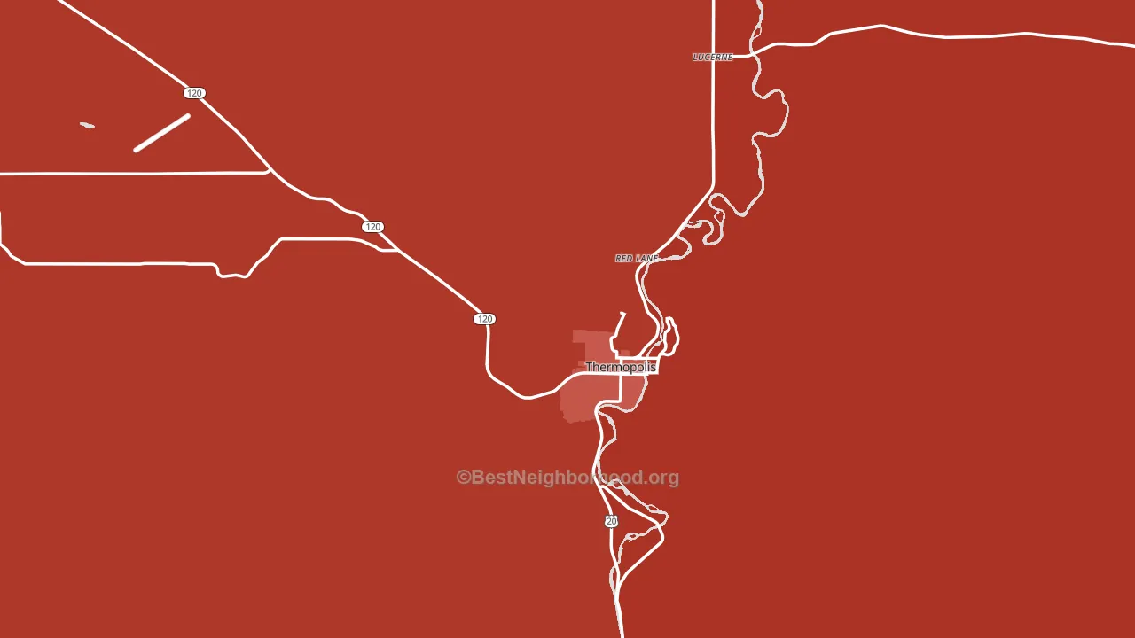 Hot Springs County, WY block-group political-lean map