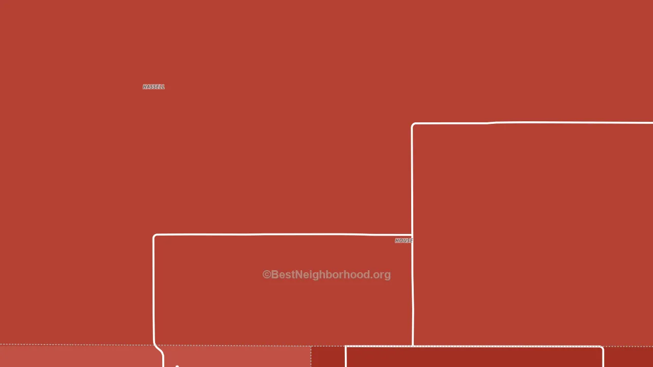 House, NM block-group political-lean map
