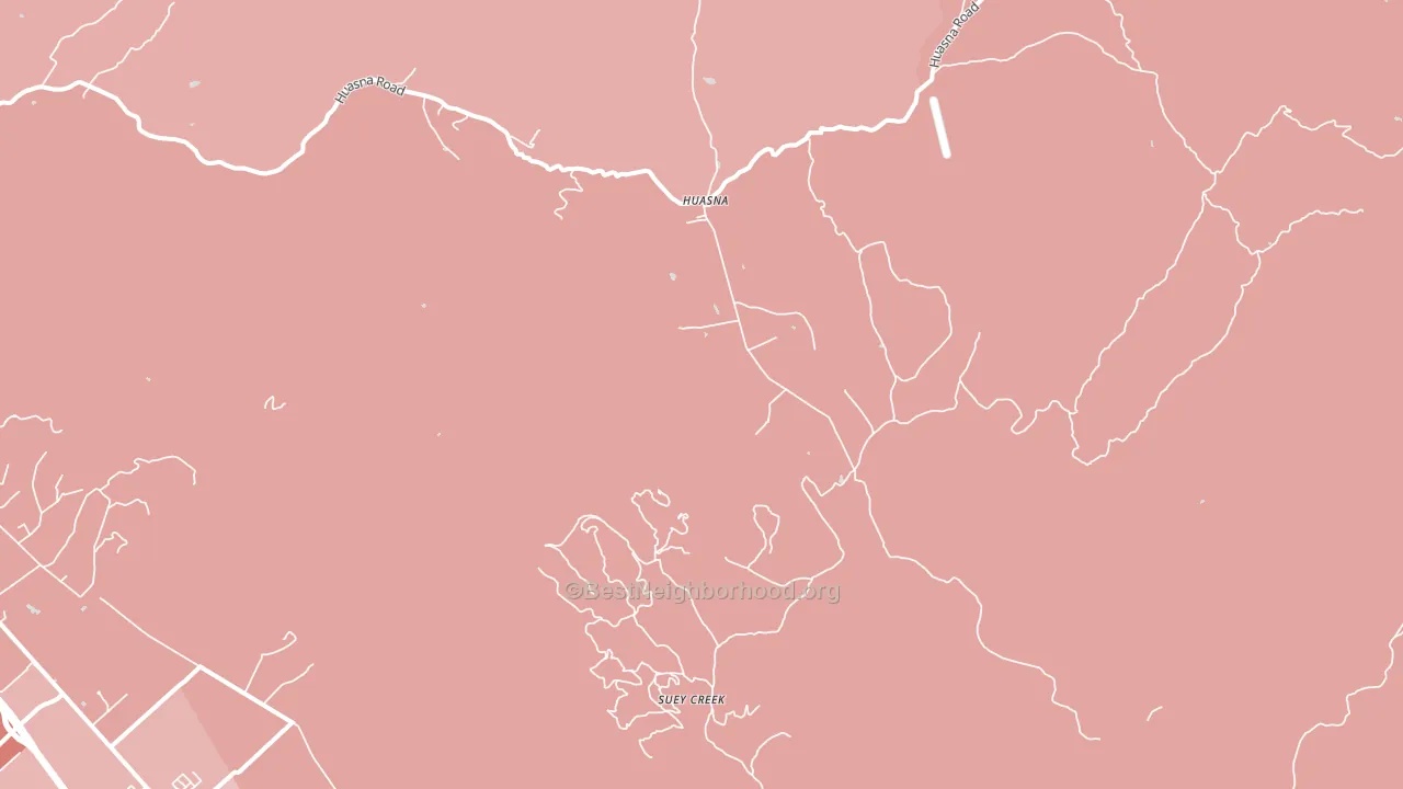 Huasna, CA block-group political-lean map