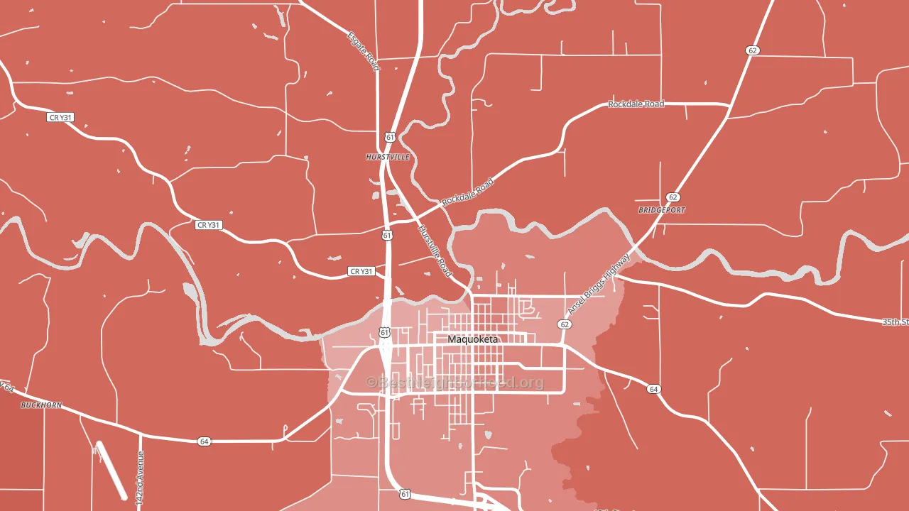 Hurstville, IA block-group political-lean map