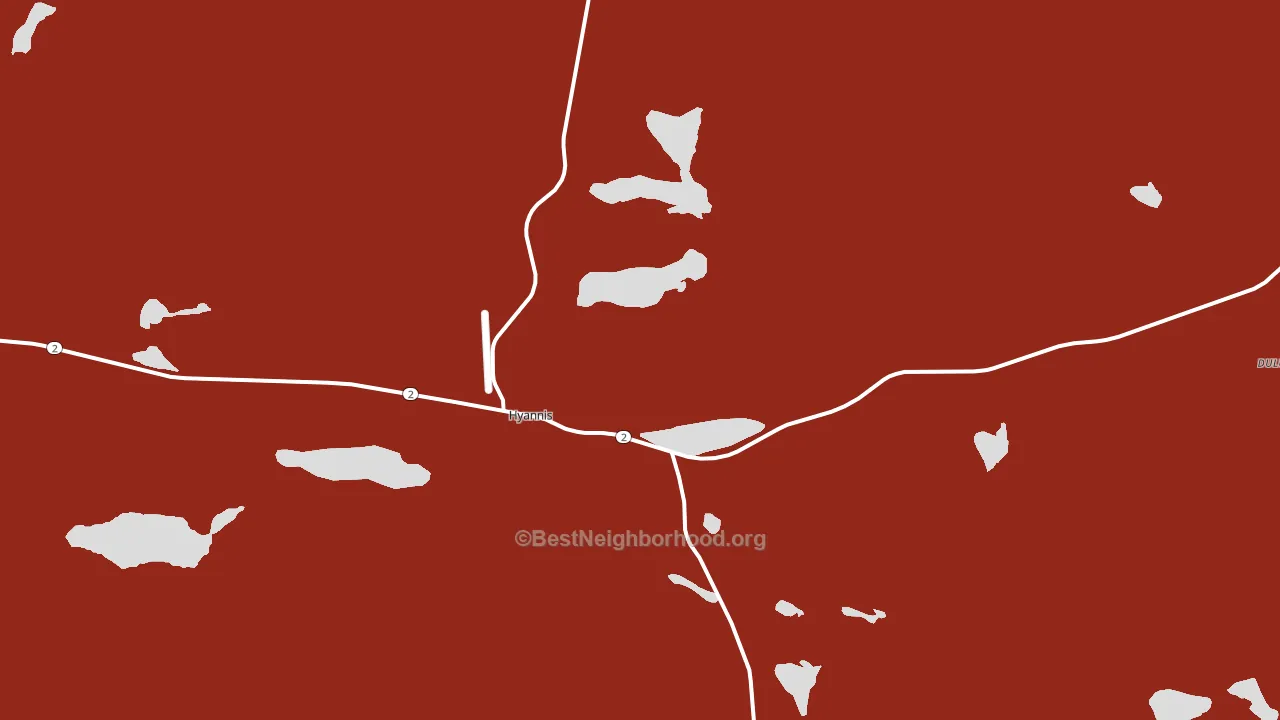 Hyannis, NE block-group political-lean map