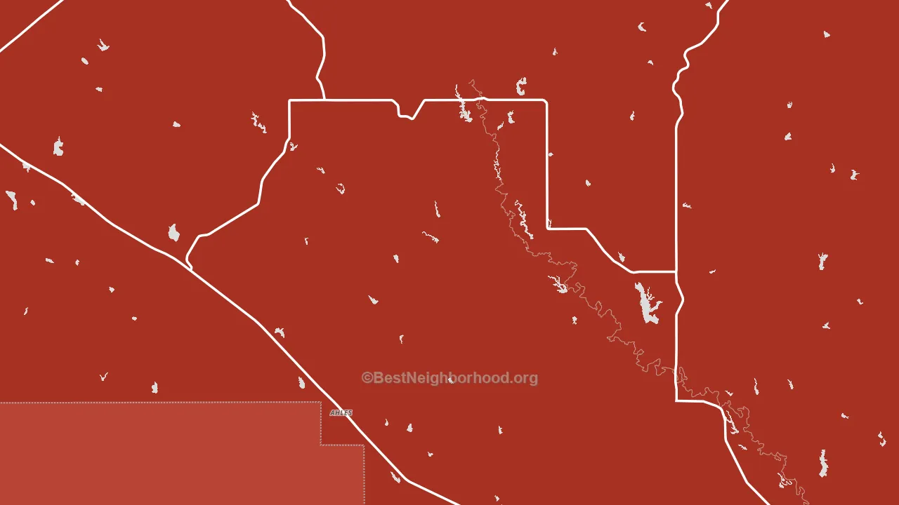 Ingomar, MT block-group political-lean map