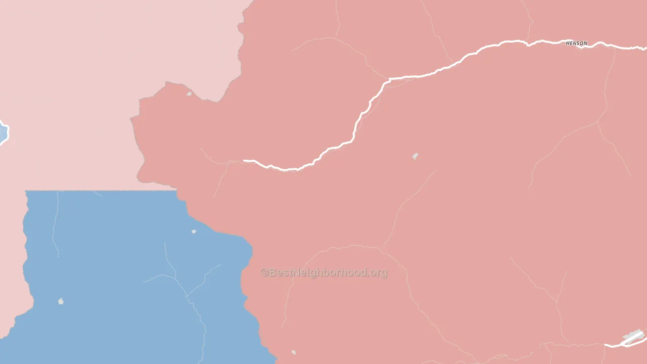Ironton, CO block-group political-lean map