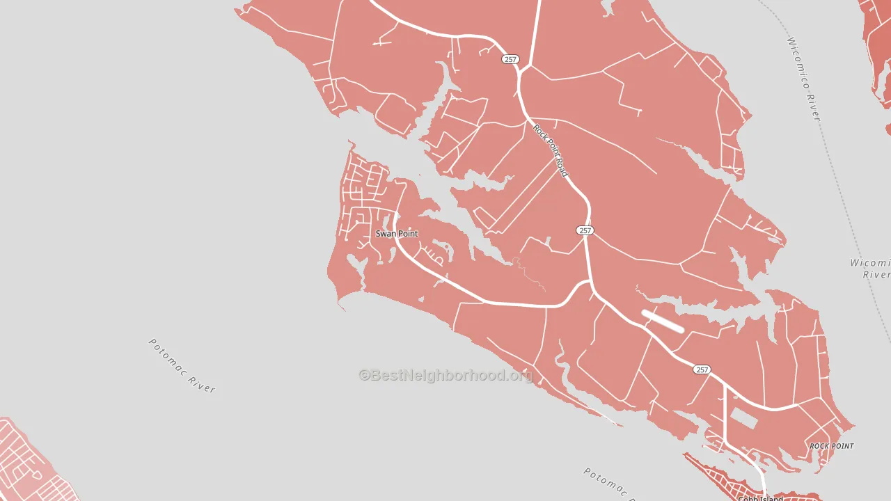 Issue, MD block-group political-lean map