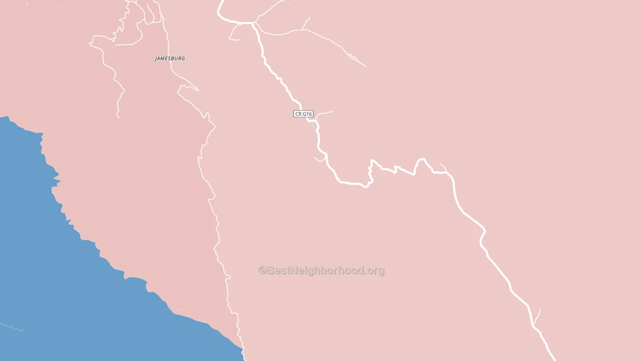 Jamesburg, CA block-group political-lean map