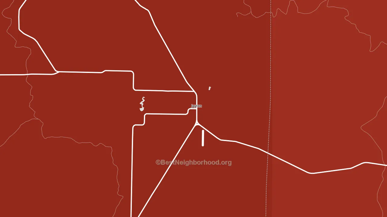 Jayton, TX block-group political-lean map