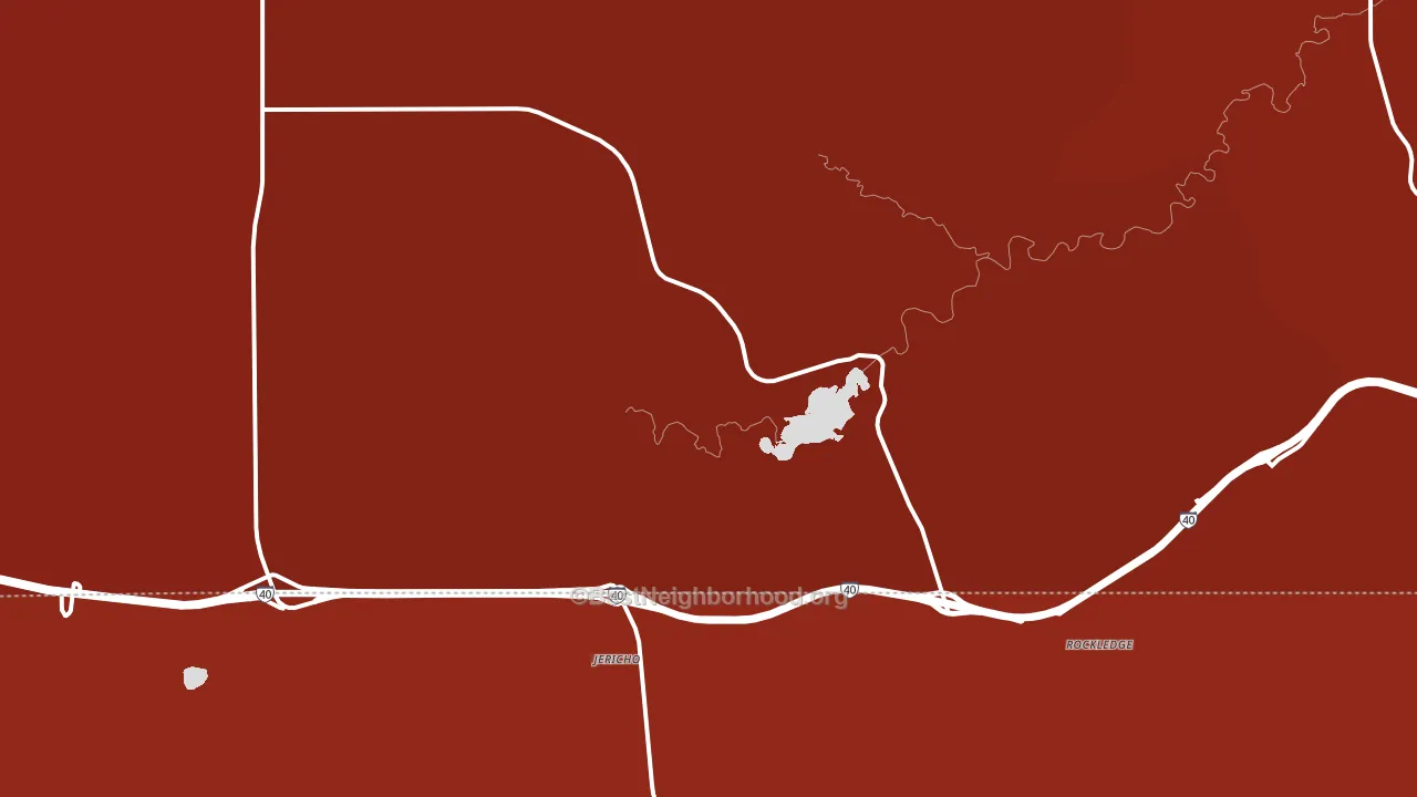 Jericho, TX block-group political-lean map
