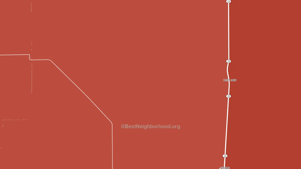 Jerome, FL block-group political-lean map