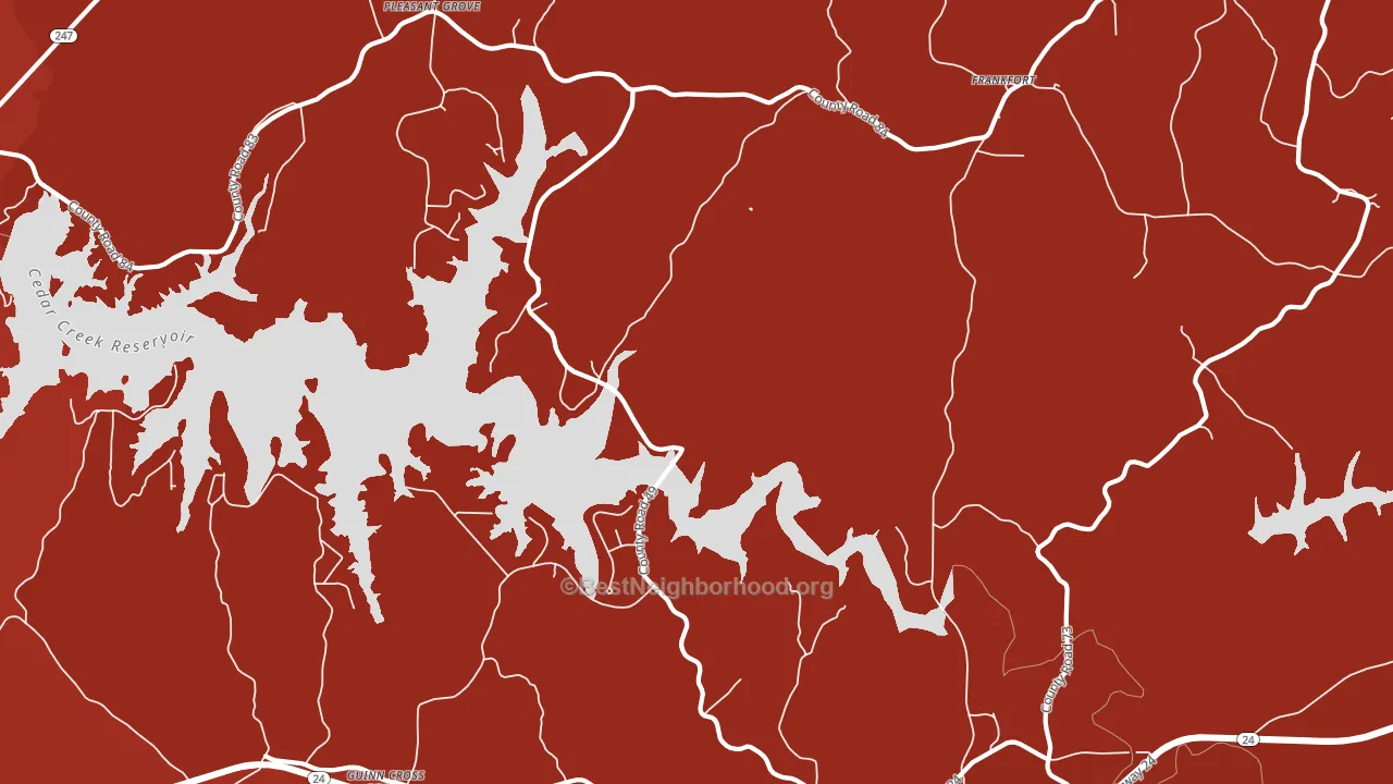 Jonesboro, AL block-group political-lean map