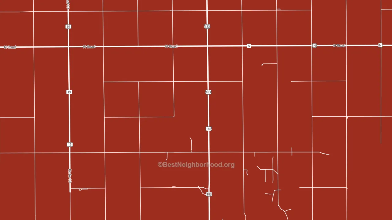 Joy, KS block-group political-lean map