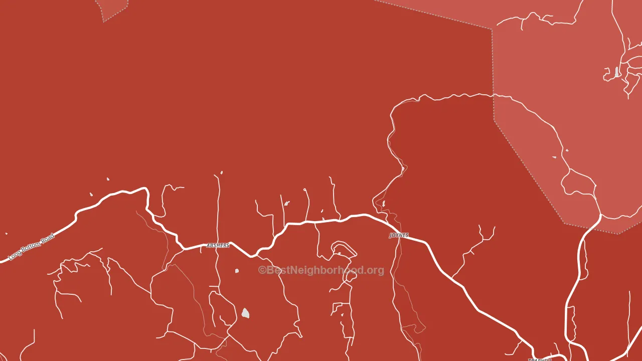 Joynes, NC block-group political-lean map