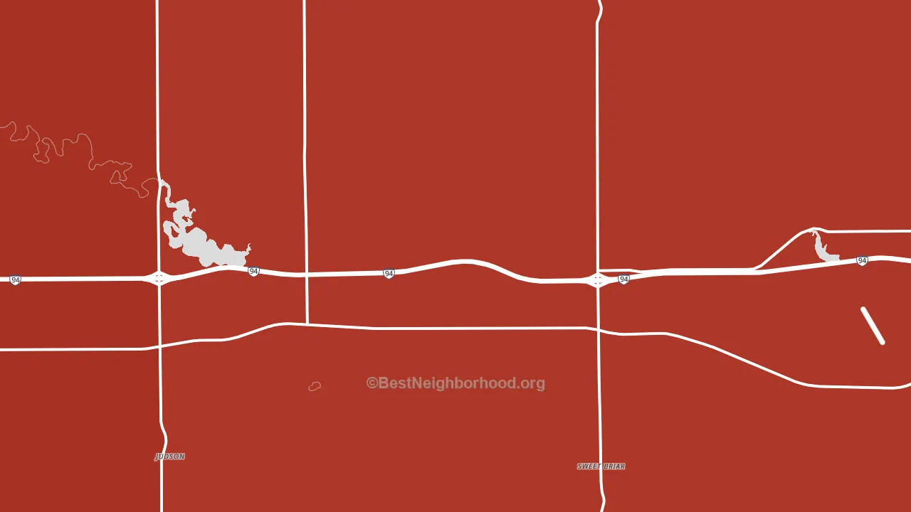 Judson, ND block-group political-lean map