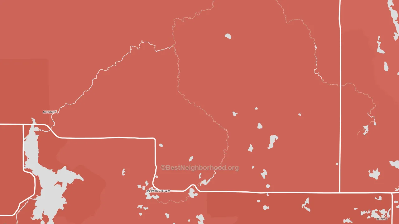 Jump River, WI block-group political-lean map