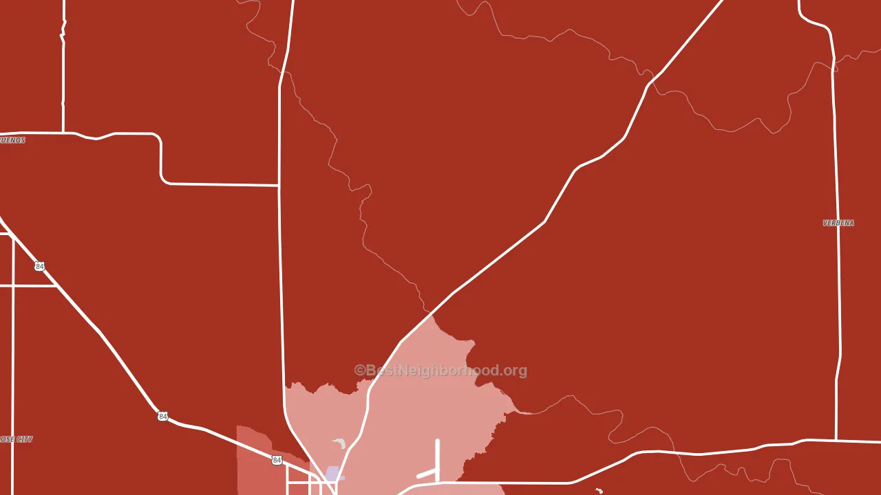 Kalgary, TX block-group political-lean map