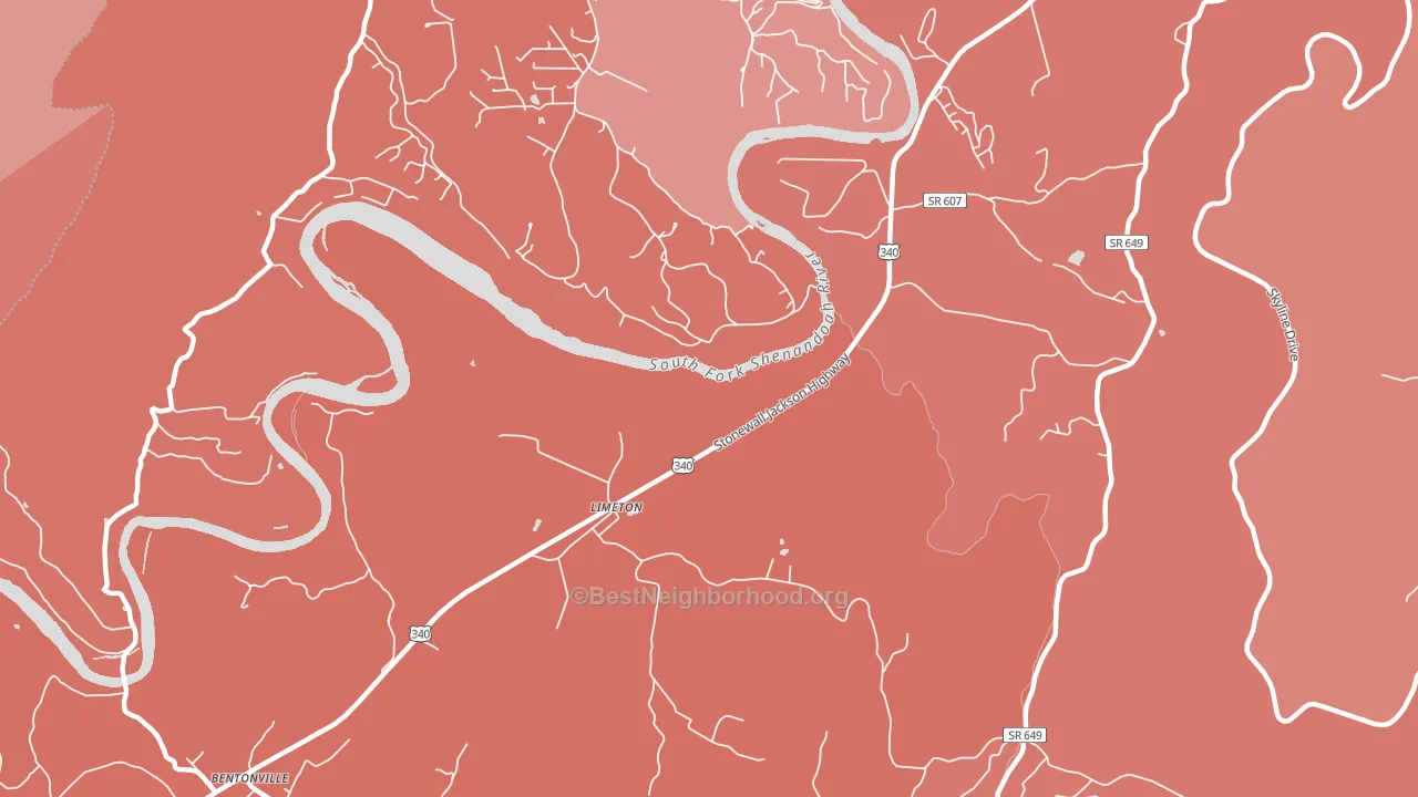 Karo, VA block-group political-lean map