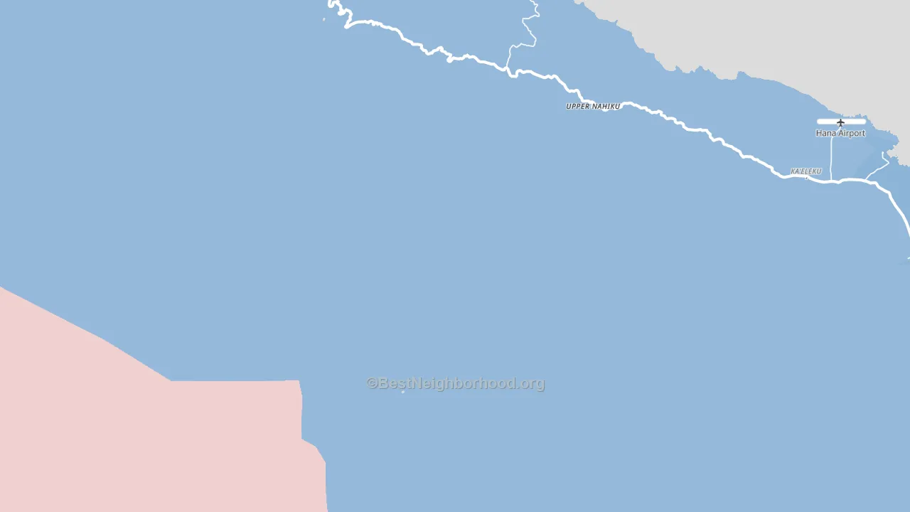 Kaupo, HI block-group political-lean map