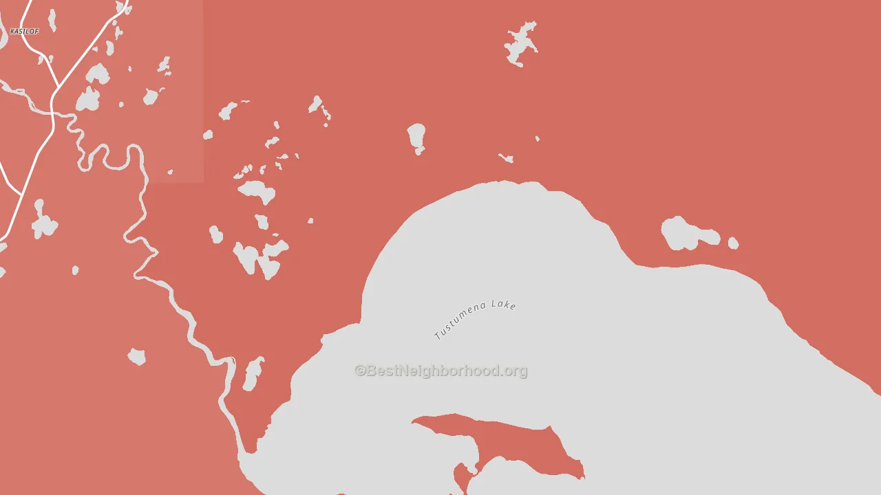 Kenai Peninsula Borough, AK block-group political-lean map