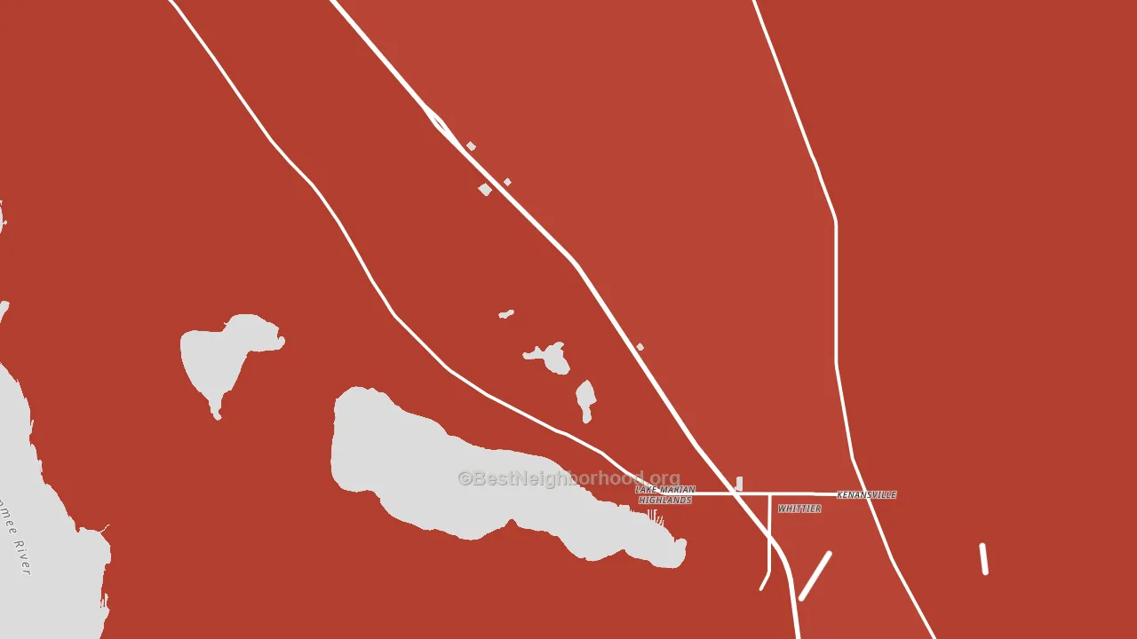 Kenansville, FL block-group political-lean map