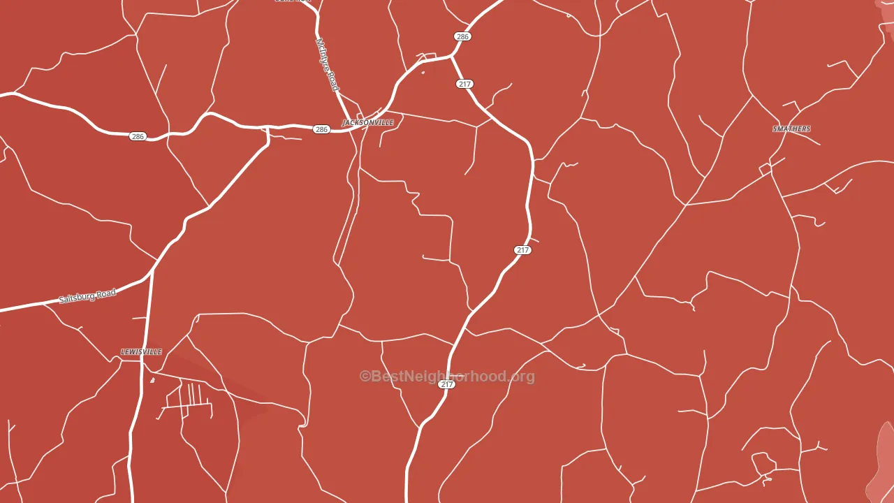 Kent, PA block-group political-lean map