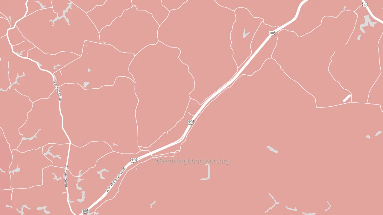Kidds Fork, VA block-group political-lean map