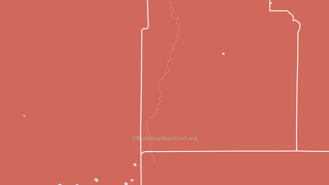 Kim, CO block-group political-lean map