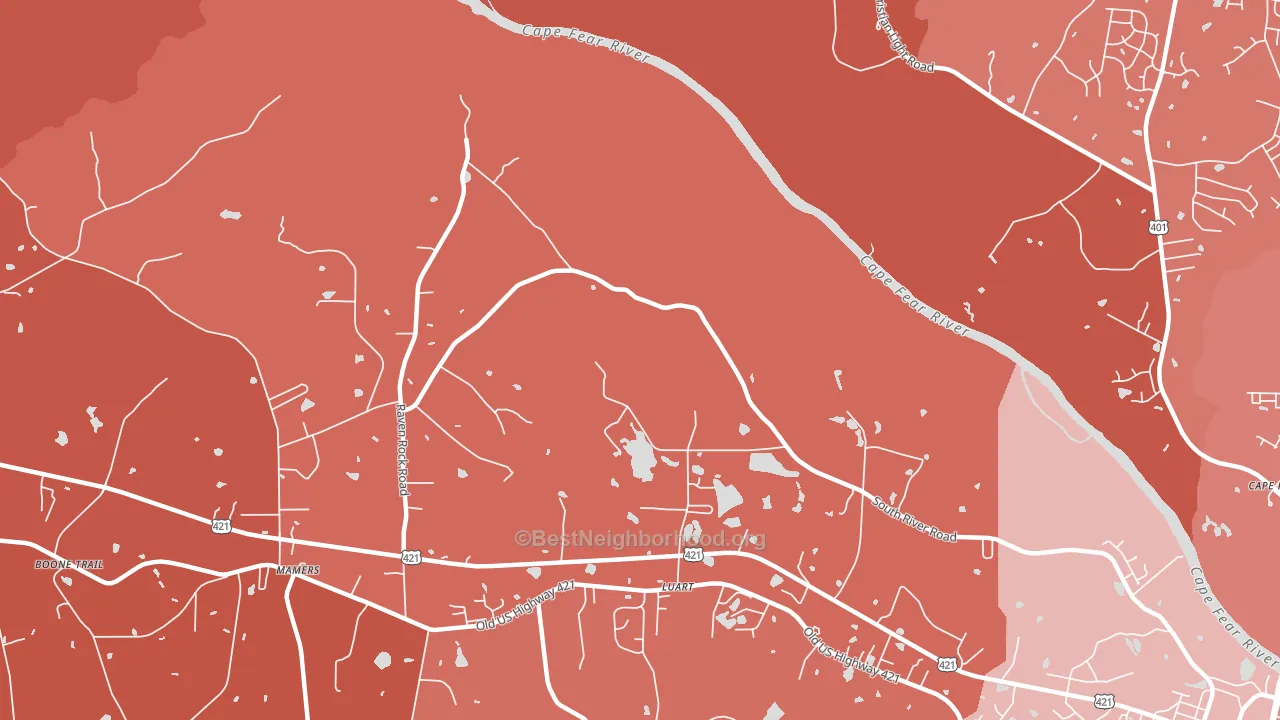 Kipling, NC block-group political-lean map