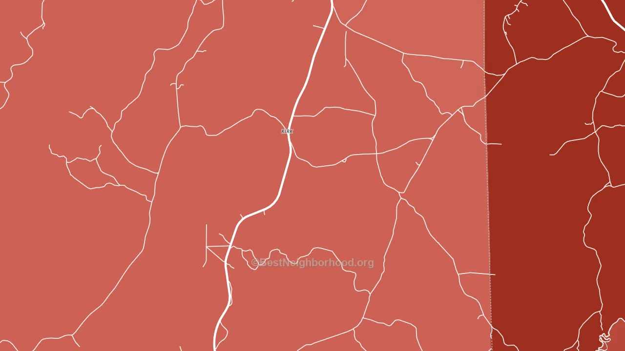 Kirk, AL block-group political-lean map