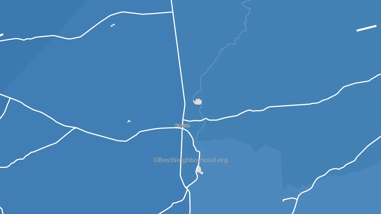 Klagetoh, AZ block-group political-lean map