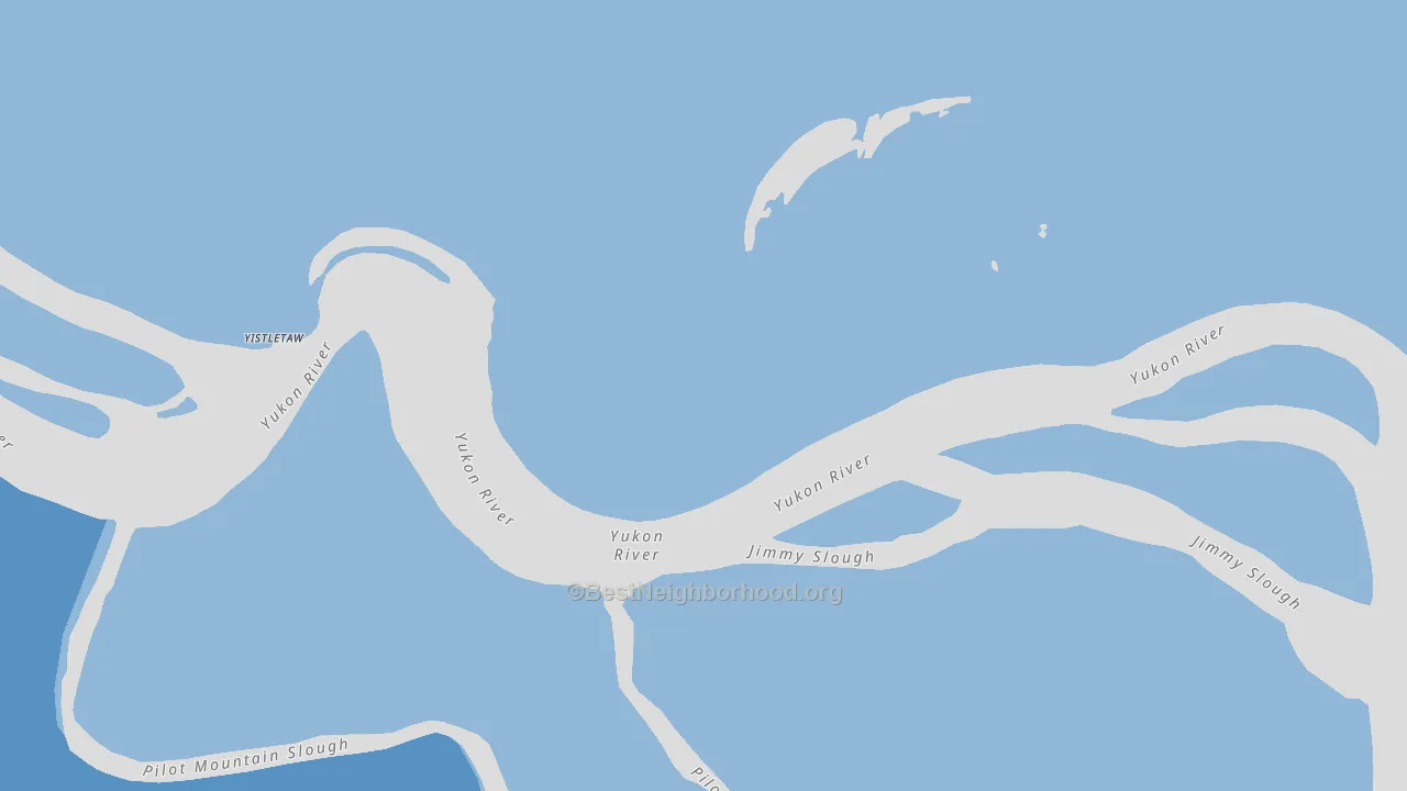 Koyukuk, AK block-group political-lean map
