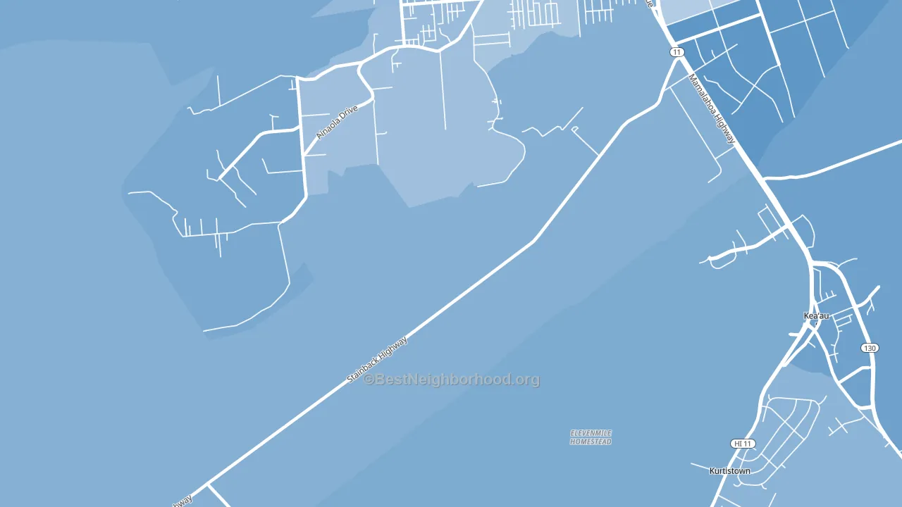 Kukui, HI block-group political-lean map