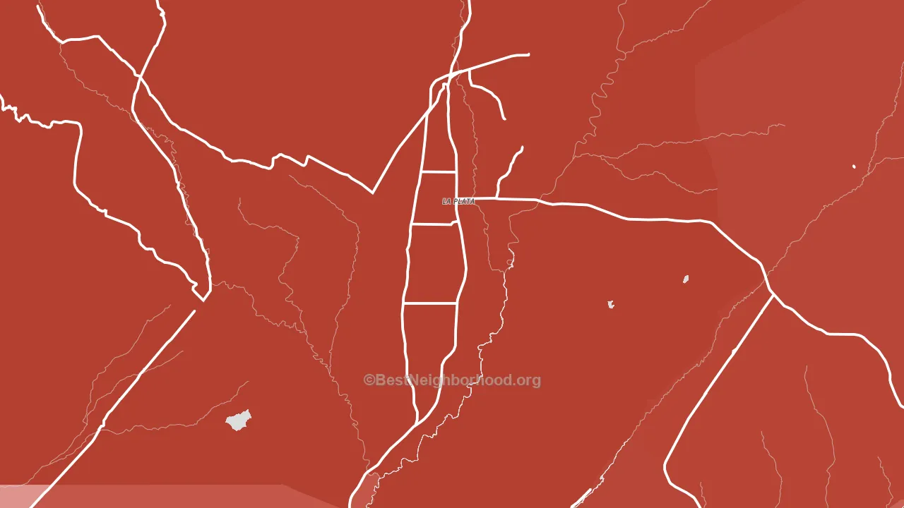 La Plata, NM block-group political-lean map