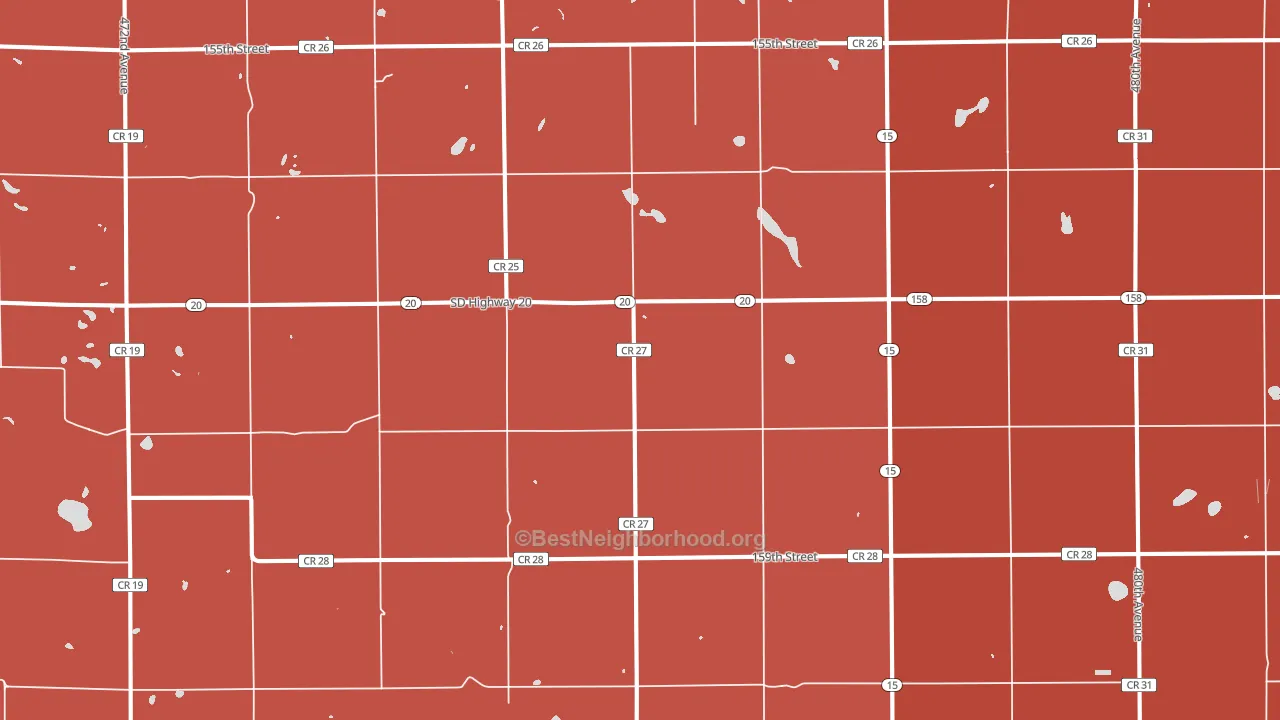 Labolt, SD block-group political-lean map