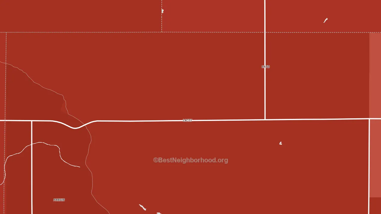 Lacey, OK block-group political-lean map