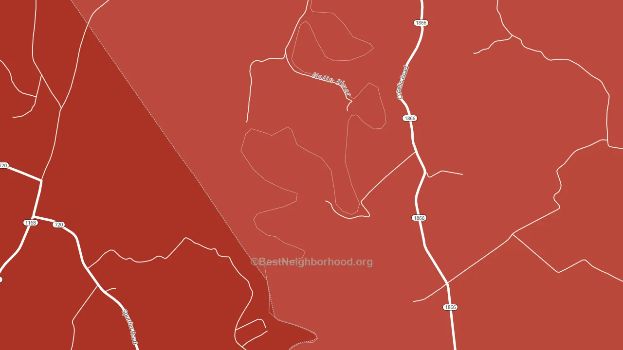 Lacon, KY block-group political-lean map