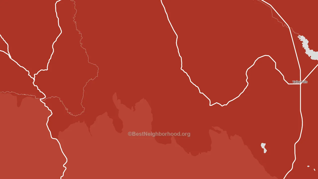 Lake County, OR block-group political-lean map