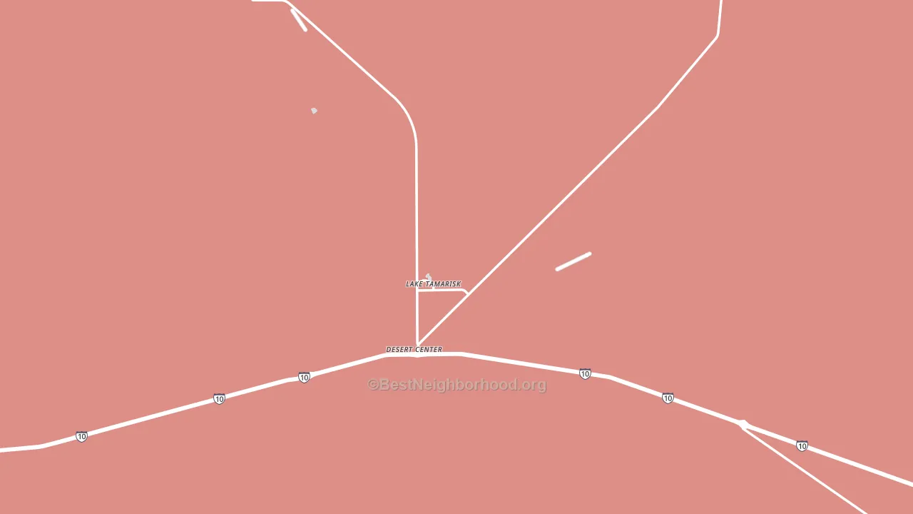 Lake Tamarisk, CA block-group political-lean map