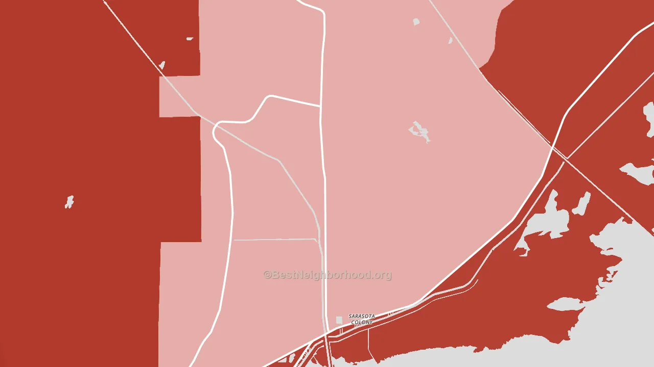 Lakeport, FL block-group political-lean map