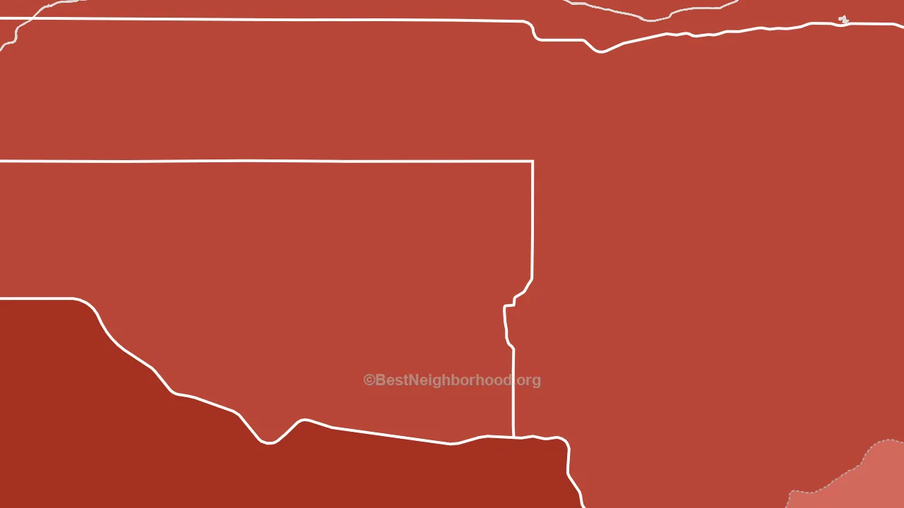 Lamont, ID block-group political-lean map